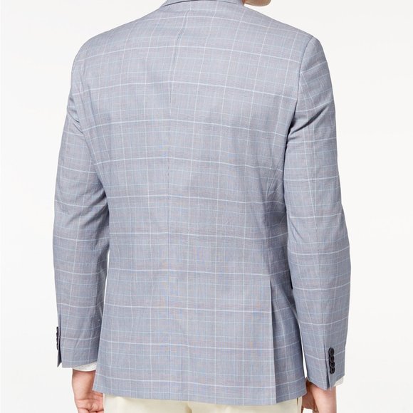 Tommy Hilfiger Men's Blue/Red Plaid Spoat - Picture 3 of 4